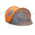 Tente de camping orange